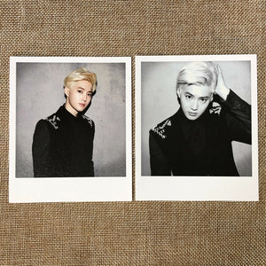 EXO SUHO [SM Official Goods] Polaroid Photocard Set of 2, Postcard / New / Gift