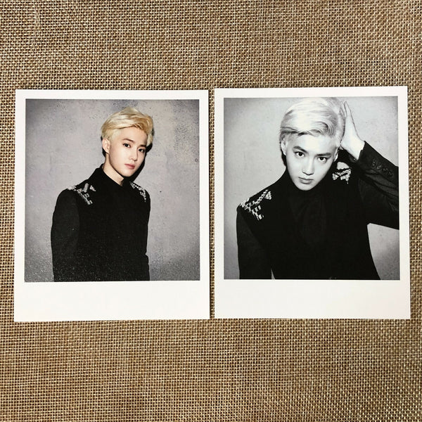 EXO SUHO [SM Official Goods] Polaroid Photocard Set of 2, Postcard / New / Gift