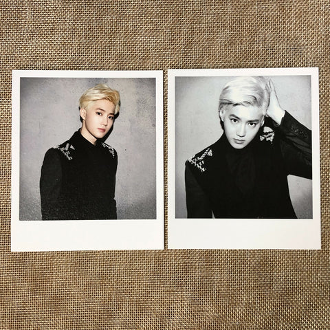 EXO SUHO [SM Official Goods] Polaroid Photocard Set of 2, Postcard / New / Gift