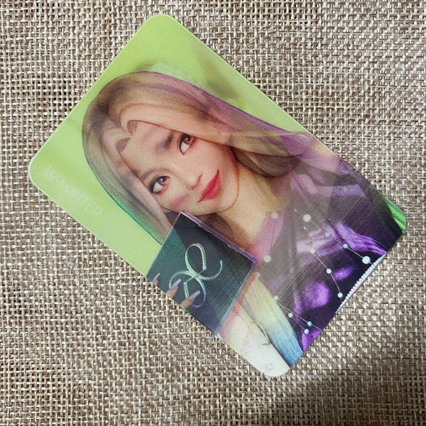 AESPA WINTER [ Black Mamba Official Lenticular Photocard ] New, Rare / Gift