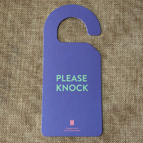 BTS [FESTA D-Day Calendar 8th] Official Welcome Kit Door Sign Sticker Dice /+G