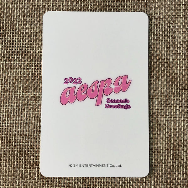 AESPA NINGNING #2 [ 2022 Season's Greetings ] Official Photocard / New / Gift