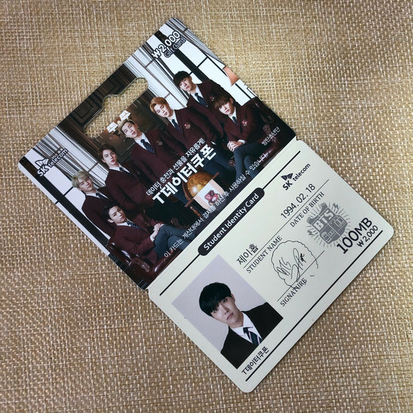 BTS J-HOPE [ SKT SK Telecom ] Official Data Coupon Card Photocard / New / Gift