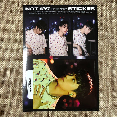 NCT 127 MARK [ STICKER ] Official Sticker, SEOUL CITY Ver. / New / Gift