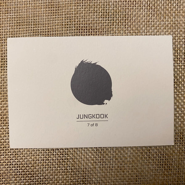 BTS JUNGKOOK 7/8 [Wings Tour Final Concert] Official Mini Photocard / New / Gift