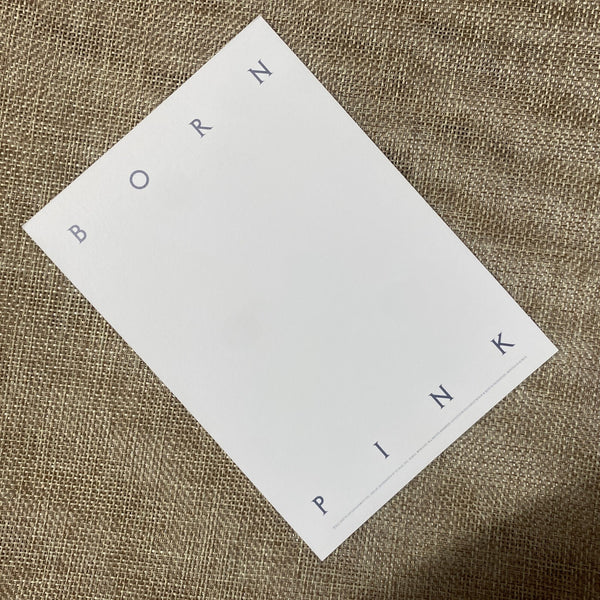 BLACKPINK JENNIE #2 [ Born Pink ] Official Postcard, Box Set Ver. / New / Gift