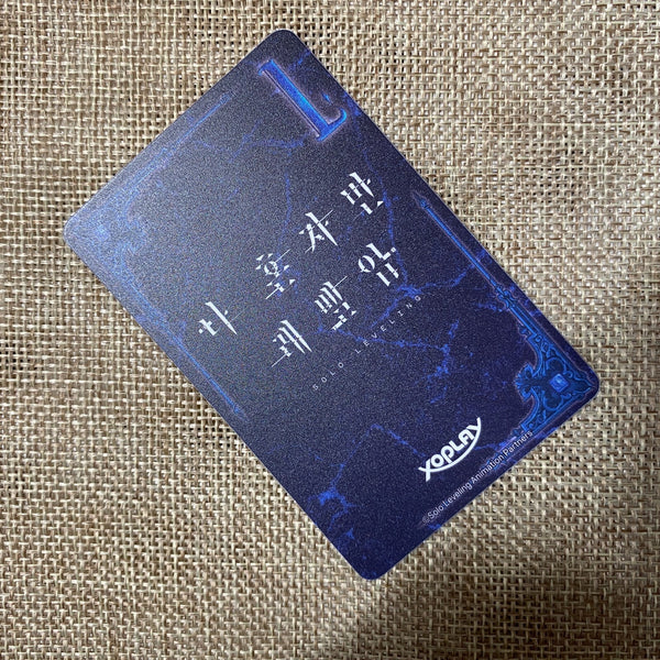 Solo Leveling Sung Jin-woo Card / Chess Game / Rare Official Collector Item /+G