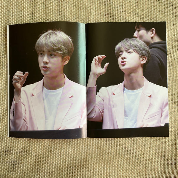 BTS JIN [KEEP CALM AND HBD JIN Exhibition Photobook] 32 page / New, Rare / Gift