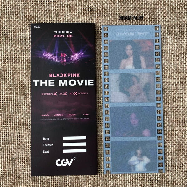 BLACKPINK JENNIE [ The Movie ] Official Limited Film Mark / New / Gift
