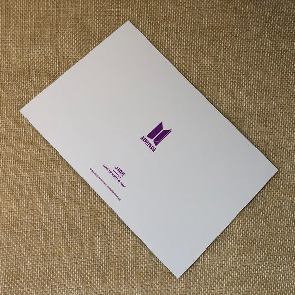 BTS J-HOPE [Armypedia Love Yourself Tear] Official Postcard Photocard / Gift