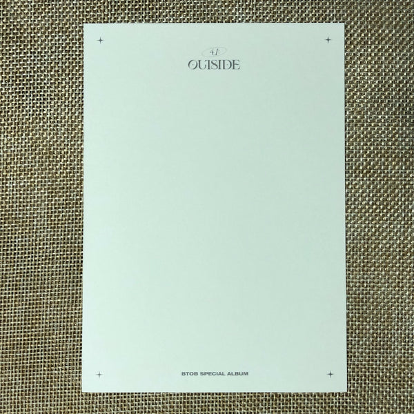 BTOB 4U LEE MINHYUK [OUTSIDE] Official Postcard, Special Awake Ver / New / Gift