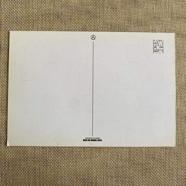EXO KAI #3 [2014 Calendar Make Me Wanna Loose] Official Postcard / Mint, Rare