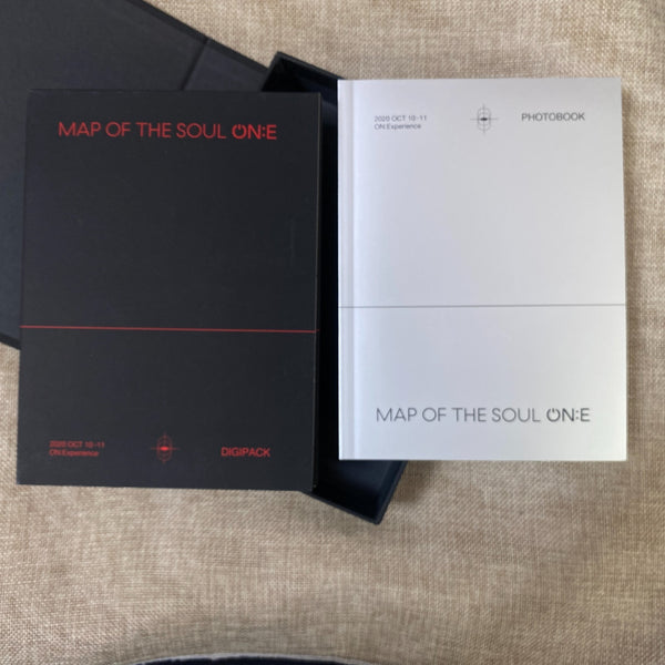 BTS [Map of the Soul ON:E] Blu-Ray + Photobook + Photo Stand + Postcard Set /+G