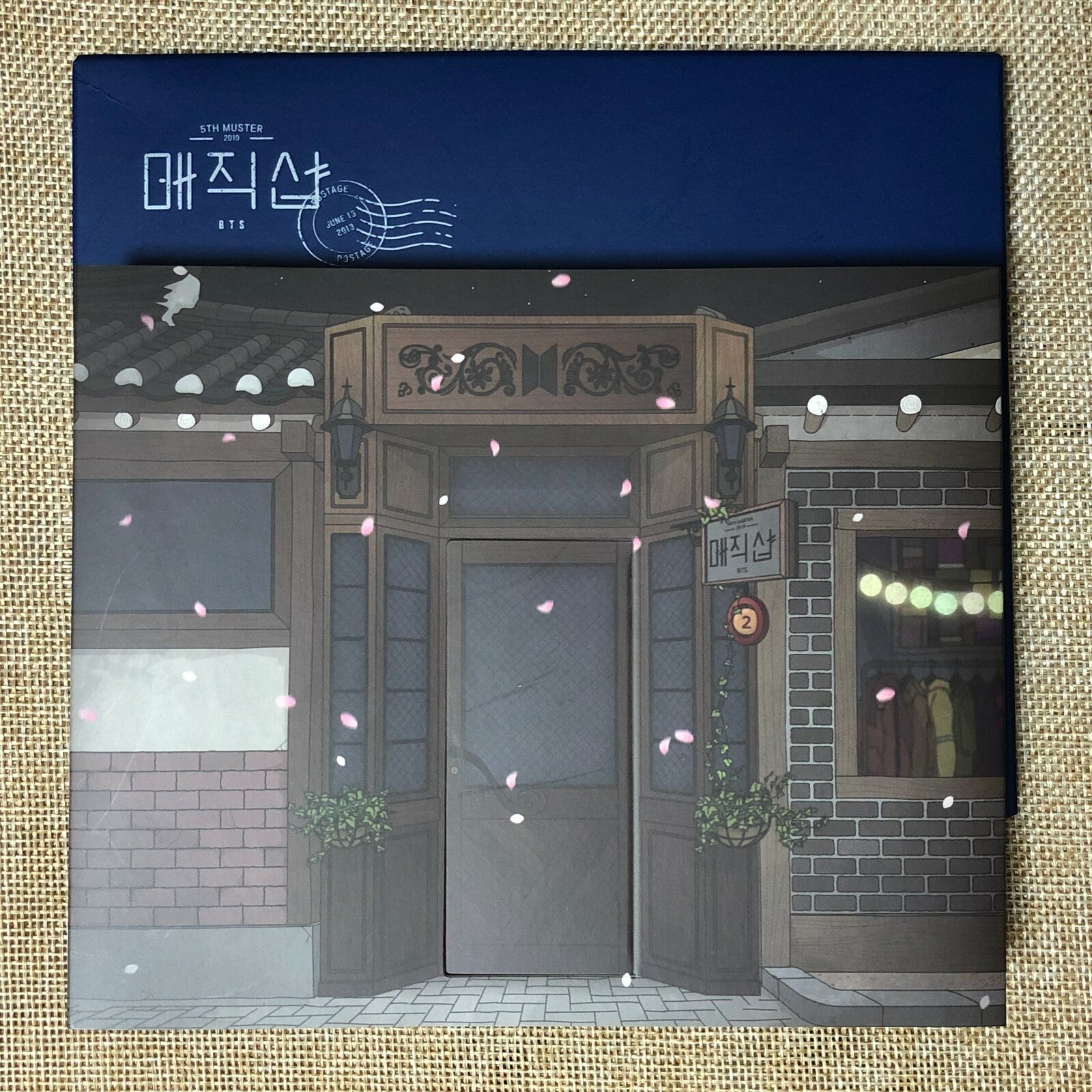 BTS #2 [ 5th Muster MAGIC SHOP Pop Up ] Official Card Frame + Cover Set / Gift