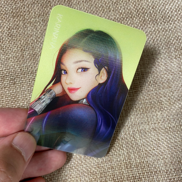 AESPA KARINA [ Black Mamba Official Lenticular Photocard ] New, Rare / Gift