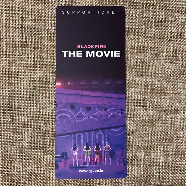 BLACKPINK GROUP #2 [ The Movie ] Official Limited Ticket Photocard / New / Gift