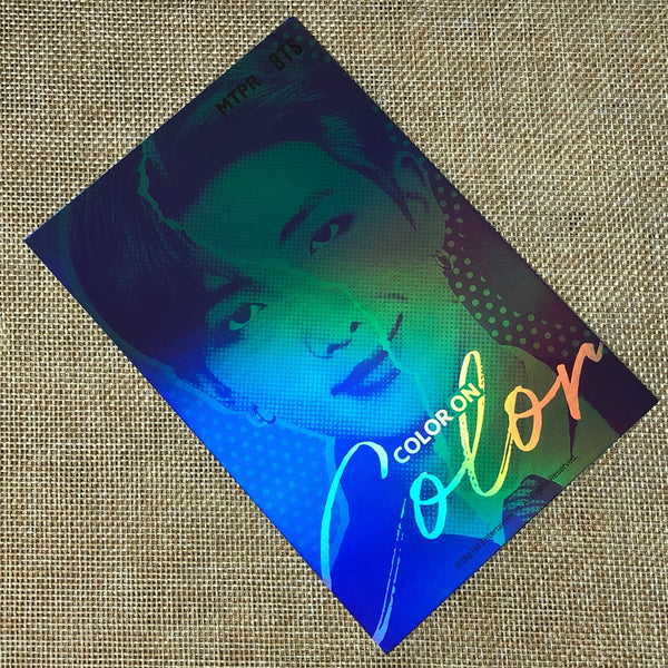 BTS RM [ MTPR Contact Lens ] Official Hologram Postcard, Limited / New / Gift
