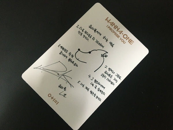 WANNA ONE KANG DANIEL [I Promise You] Official Photocard, 2nd Album / New / Gift