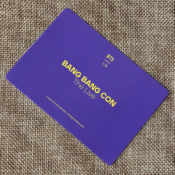 BTS GROUP 1/8 [ BANG BANG CON The Live ] Official Mini Photocard / New / Gift