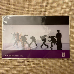 BTS GROUP [ MOVING BODY 001 ] Official Lenticular Photocard / New, Rare / Gift