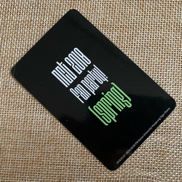 NCT 2018 GROUP [ FAN PARTY SPRING ] Official Limited Photocard / New / Gift