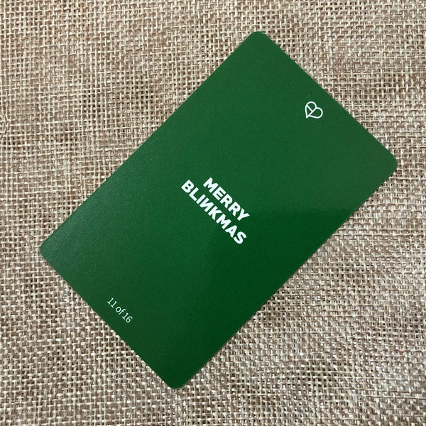 BLACKPINK ROSE #1  [THE GAME Photocard Collection] Christmas Ed / New, Rare/GFT