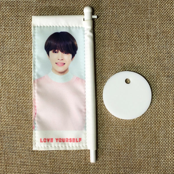 BTS JIMIN [ Love Yourself The Final Tour ] Official Mini Flag, Speak / Gift