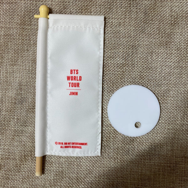 BTS JIMIN [ Love Yourself World Tour ] Official Mini Flag / New, Rare / Gift
