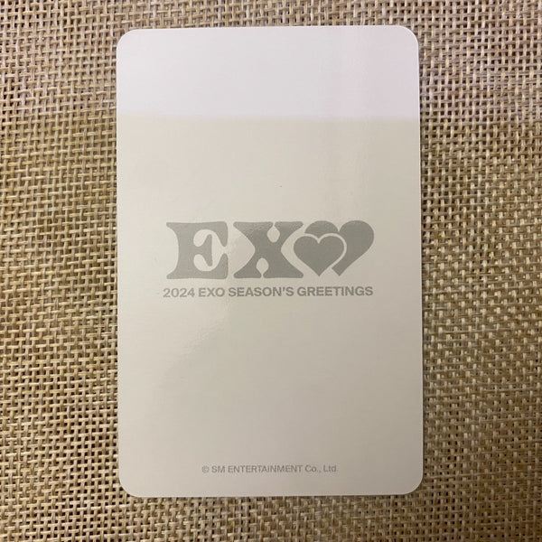 EXO CHANYEOL #2 [2024 Season's Greeting] Official Photocard, POB / New, Rare /+G