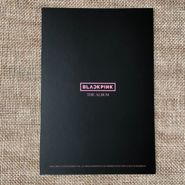 BLACKPINK JENNIE #2 [ THE ALBUM ] Official Postcard, 1st Full Album / New / Gift