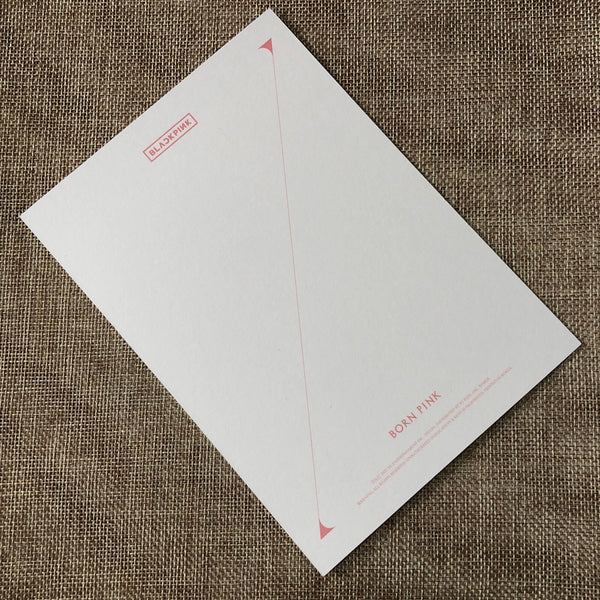 BLACKPINK JISOO [ Born Pink ] Official Large Postcard, Box Set Ver / New / Gift
