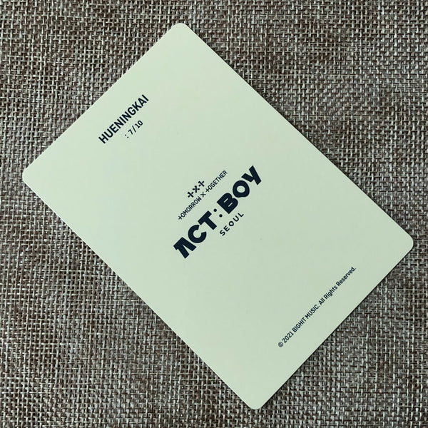 TXT HUENINGKAI 7/10 [ ACT : BOY SEOUL ] Official Mini Photocard / New / Gift