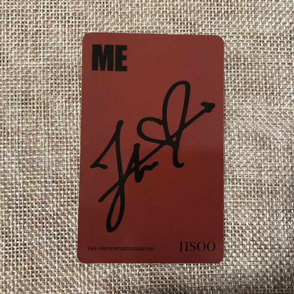BLACKPINK JISOO #2 [ ME ] Official Photocard, Solo 1st Single / New, Rare / Gift