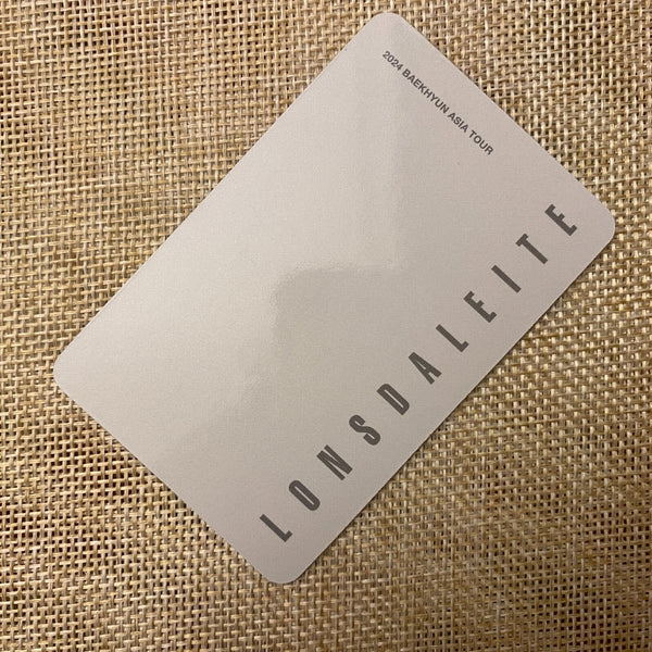EXO BAEKHYUN #3 [Asia Tour Lonsdaleite Selfie] Official Photocard / New, Rare