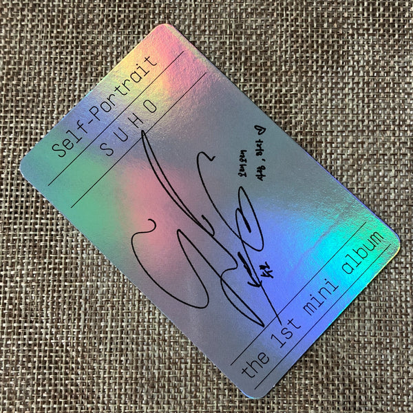 EXO SUHO #10 [ Self Portrait ] Official Photocard, 1st Mini Album / New / Gift