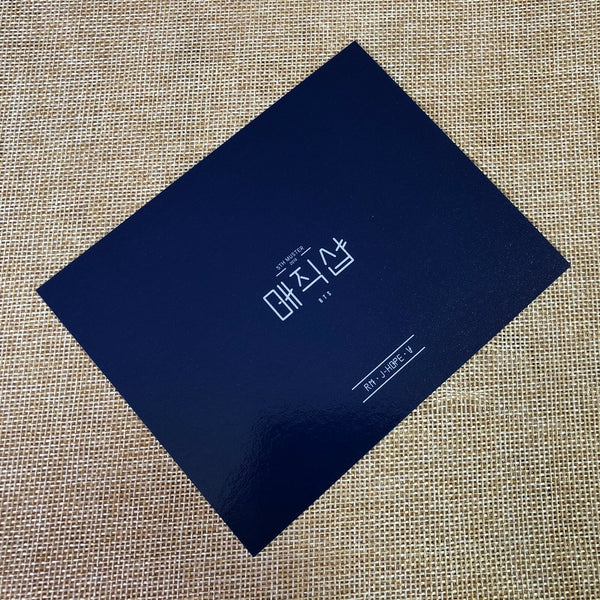 BTS RM V J-HOPE [5th Muster MAGIC SHOP Pop Up] Official Photocard Postcard /+G
