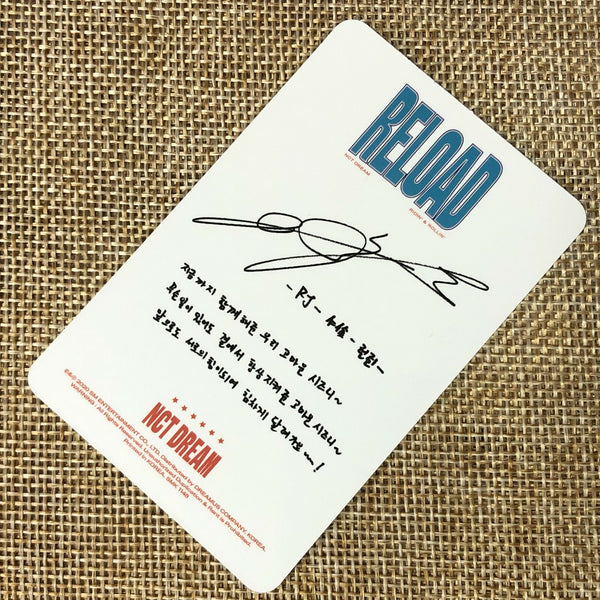 NCT Dream RENJUN [ RELOAD ] Official Photocard, 4th Mini Rollin / New / Gift