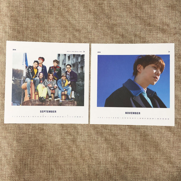 BLOCK B GROUP [ Re:MONTAGE ] Official Calendar Photo Set / New, Rare / Gift