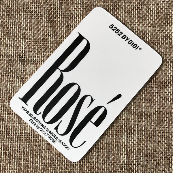 BLACKPINK ROSE #2 [ 5252 BY O!Oi 2022 SS ] Official Photocard / New / Gift