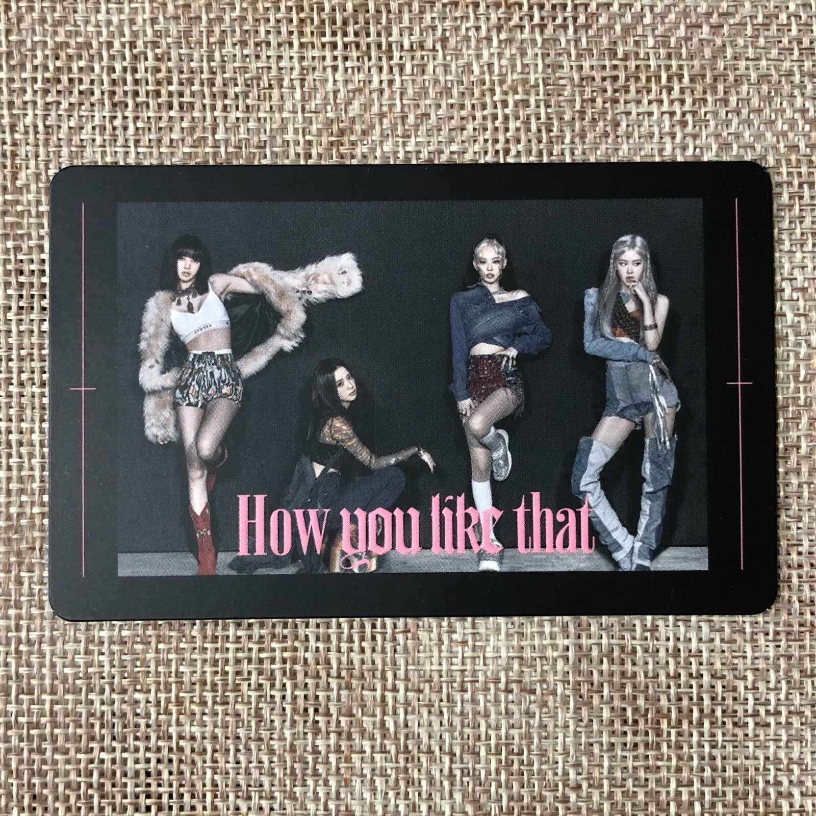 Blackpink GROUP [How you like that] Official Photocard, Special Ed / New / Gift
