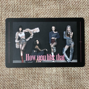 Blackpink GROUP [How you like that] Official Photocard, Special Ed / New / Gift