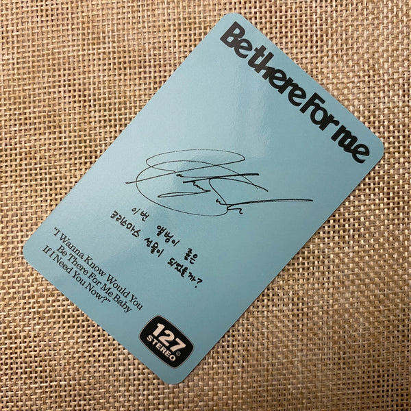 NCT 127 JOHNNY [ Be There For Me ] Official Photocard, SMini / New, Rare / Gift