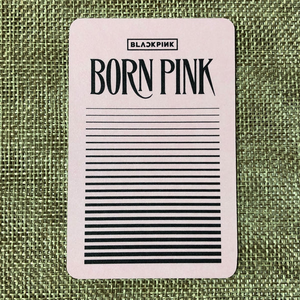 BLACKPINK JISOO #1 [Born Pink World Tour Seoul MD] Official Photocard / Gift