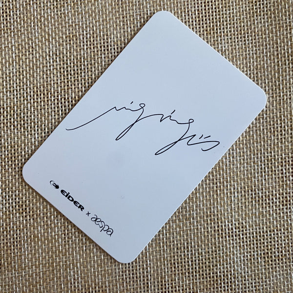 AESPA NINGNING [ EIDER ] Official Limited Photocard / New, Rare / Gift