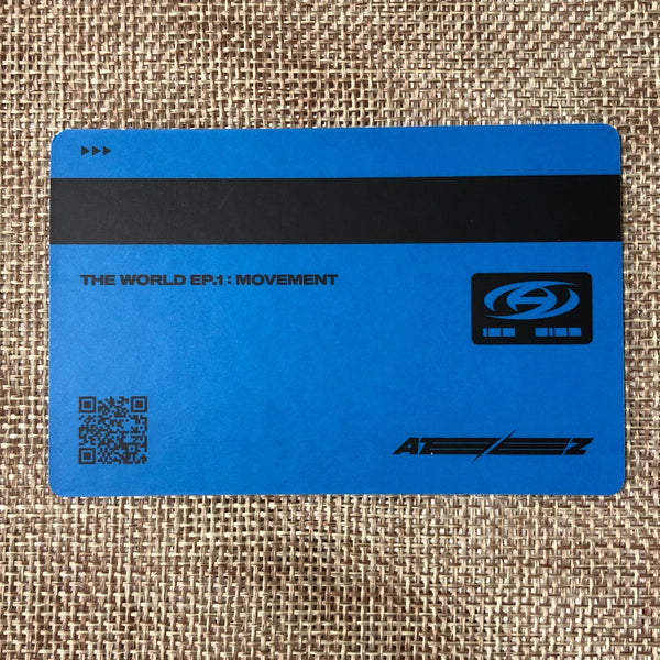 ATEEZ WOOYOUNG [THE WORLD EP.1 : MOVEMENT] Official ID Card Photocard, A Ver.