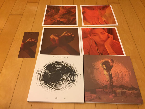 VIXX LEO [CANVAS] Official 1st Solo Album, CD+Photobook+Photo Paper / New / Gift