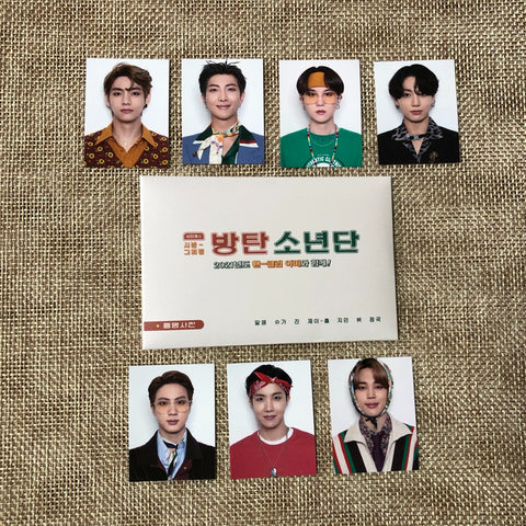 BTS GROUP [ 2021 Season's Greetings ] Official ID Photocard Set / New / Gift