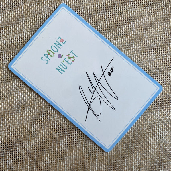NU'EST ARON #2 [ NU'EST x SPOONZ ] Official Photocard / New, Rare / Gift