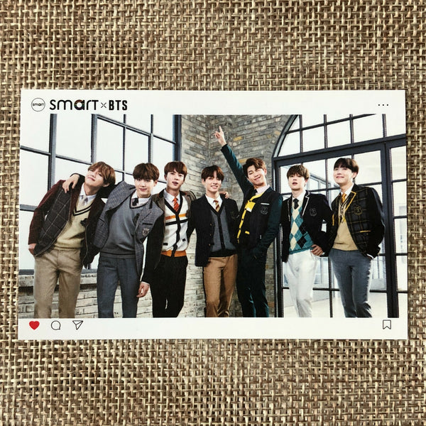 BTS GROUP #5 [ BTS X Smart Uniform ] Official Photocard / New, Rare / Gift