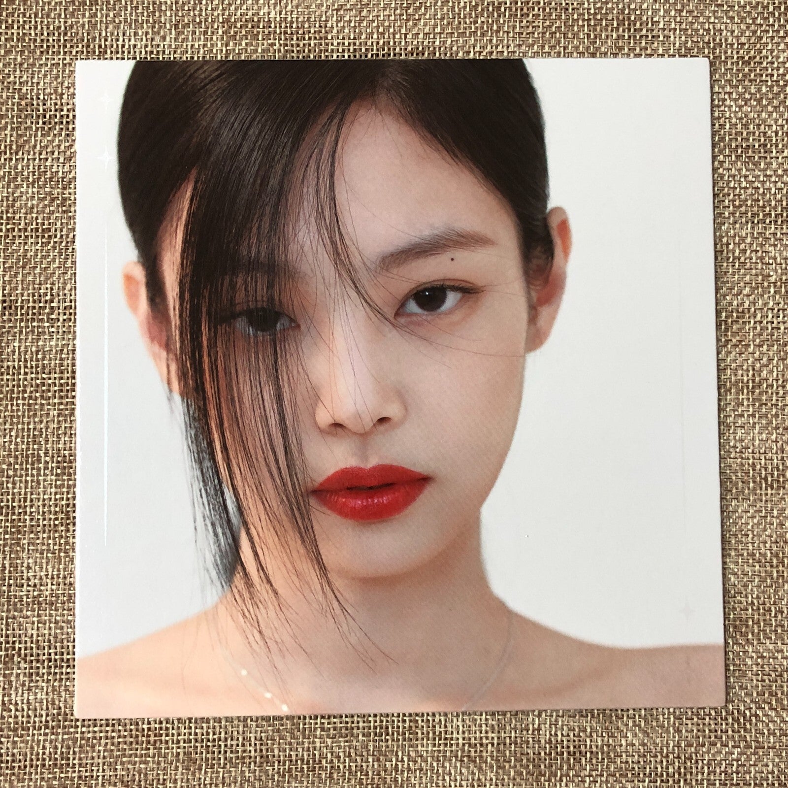 BLACKPINK JENNIE [ THE ALBUM ] Official Postcard, Ver. 1 / New / Gift